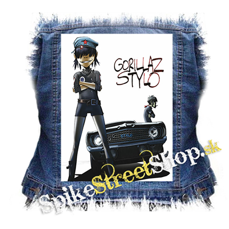 GORILLAZ - Stylo - chrbtová nášivka