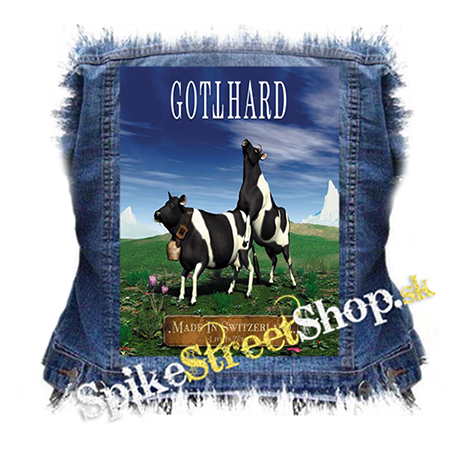 GOTTHARD - Made in Switzerland - chrbtová nášivka