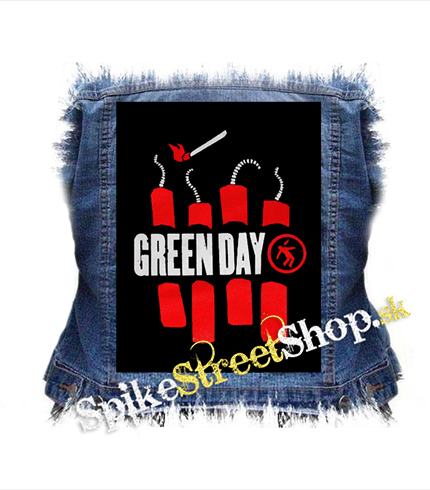 GREEN DAY - Bombs - chrbtová nášivka