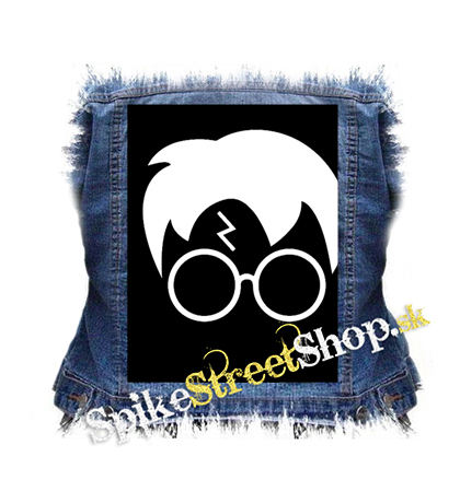 HARRY POTTER - Glasses Bold Crest - chrbtová nášivka