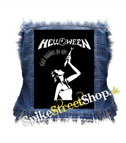 HELLOWEEN - Pink Bubbles Go Ape - chrbtová nášivka