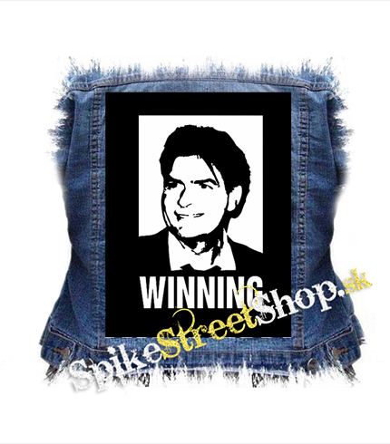 CHARLIE SHEEN - Winning - chrbtová nášivka