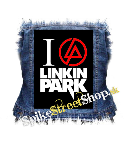 I LOVE LINKIN PARK - Crest Motive - chrbtová nášivka