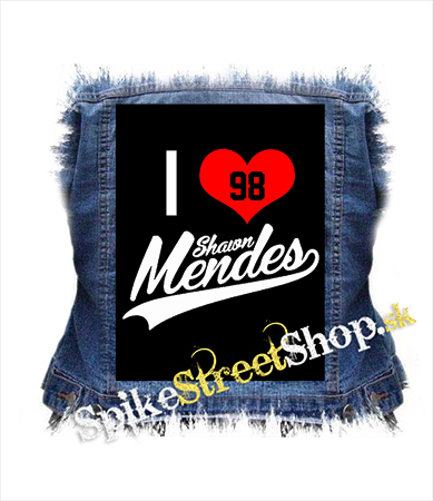I LOVE SHAWN MENDES - chrbtová nášivka