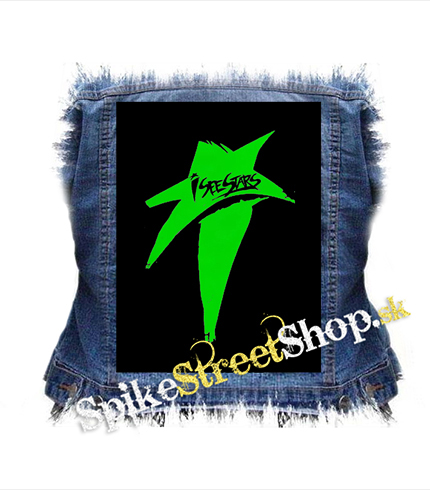I SEE STAR - Green Star - chrbtová nášivka