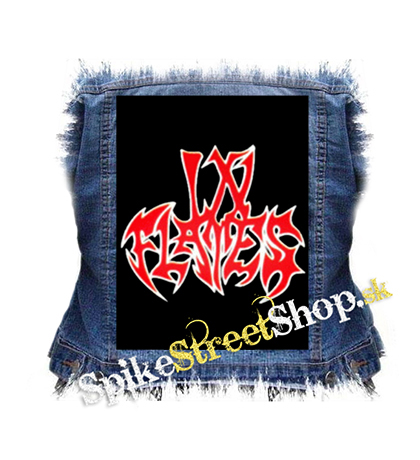 IN FLAMES - Logo Old School - chrbtová nášivka