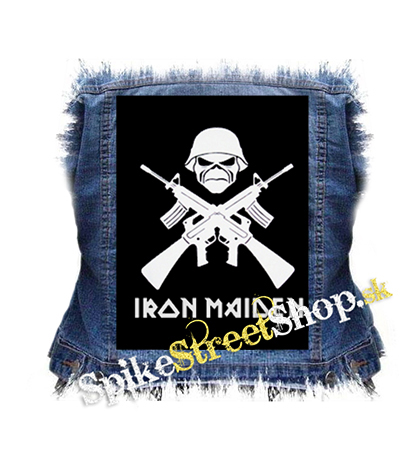 IRON MAIDEN - A Matter Of Life And Death Logo - chrbtová nášivka