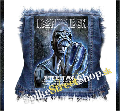 IRON MAIDEN - Different World - chrbtová nášivka