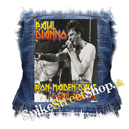 IRON MAIDEN - PAUL DI ANNO - Iron Maiden Days & Evil Nights - chrbtová nášivka