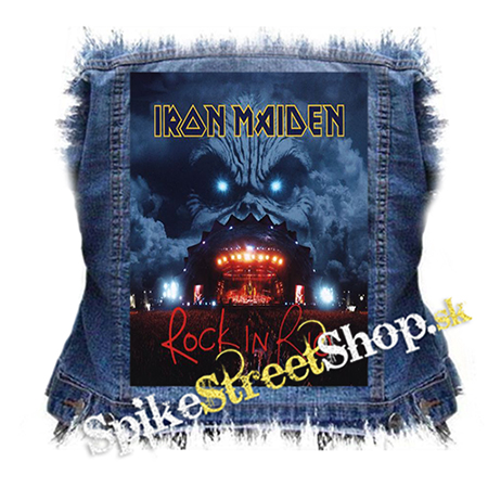 IRON MAIDEN - ROck In Rio - chrbtová nášivka