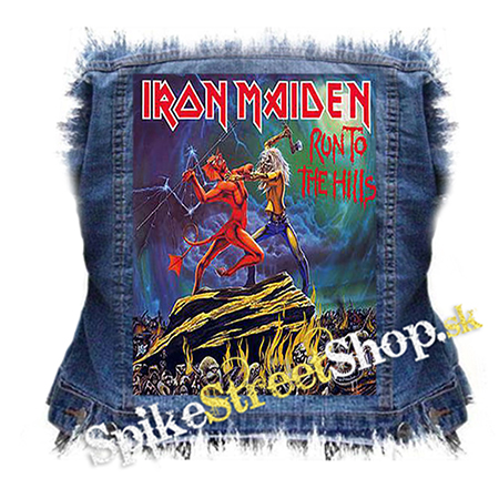 IRON MAIDEN - Run To The Hills - chrbtová nášivka