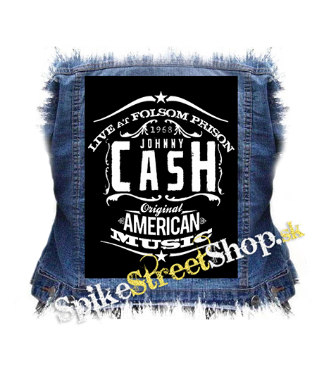 JOHNNY CASH - Original American Music - chrbtová nášivka