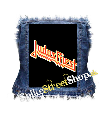 JUDAS PRIEST - Orange Yellow Classic Logo - chrbtová nášivka