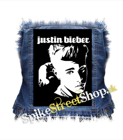 JUSTIN BIEBER - Logo & Portrait Motive 1 - chrbtová nášivka