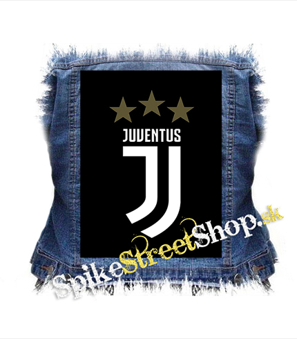 JUVENTUS FC - Logo Motive 2 Gold Star - chrbtová nášivka