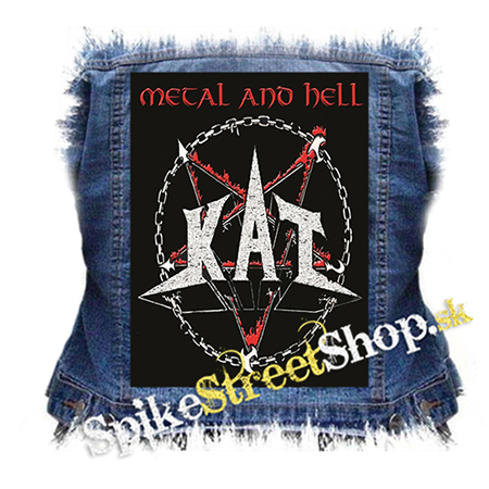 KAT - Metal and Hell - chrbtová nášivka