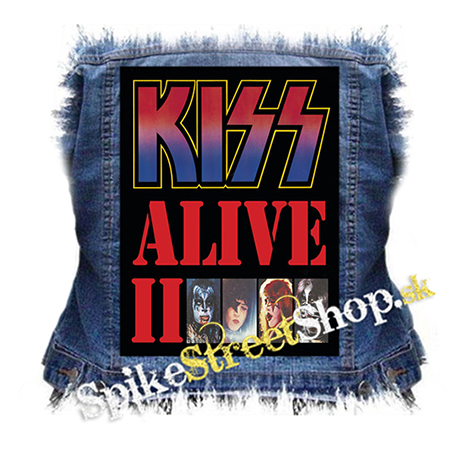 KISS - Alive II - chrbtová nášivka