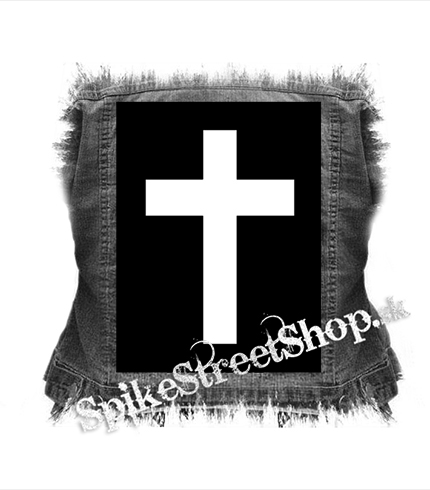 KRÍŽ - Christian Cross - chrbtová nášivka