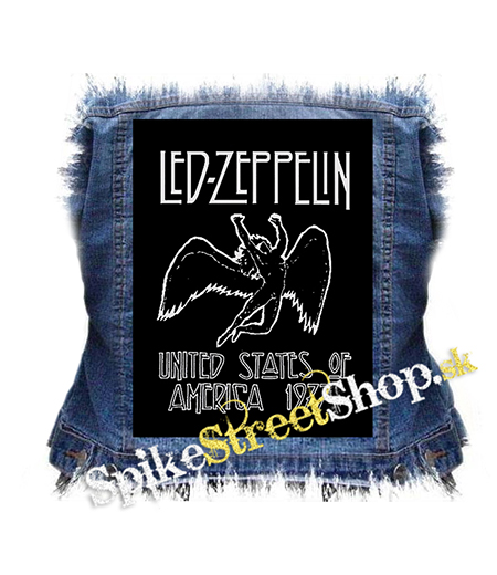 LED ZEPPELIN - United States Of America 1977 - chrbtová nášivka