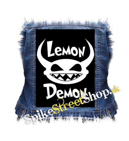LEMON DEMON - Logo White - chrbtová nášivka