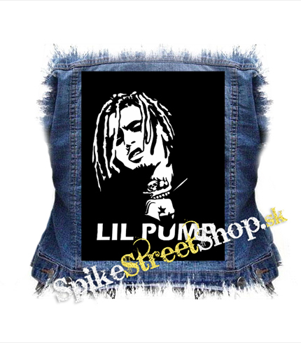 LIL PUMP - Logo & Portrait - chrbtová nášivka
