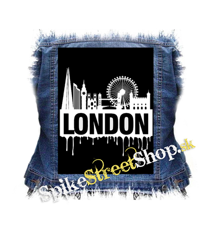 LONDON - chrbtová nášivka