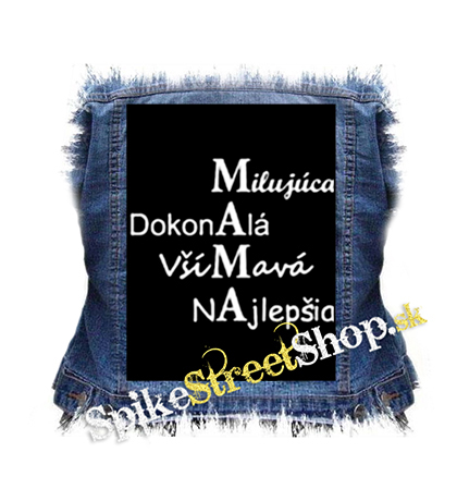 MAMA - chrbtová nášivka