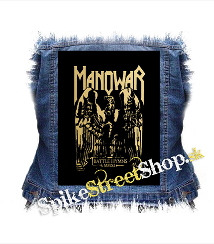 MANOWAR - Battle Hymns Gold - chrbtová nášivka