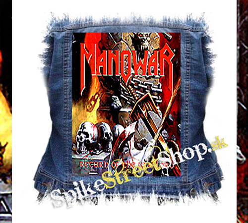 MANOWAR - RETURN OF THE WARLORD - chrbtová nášivka