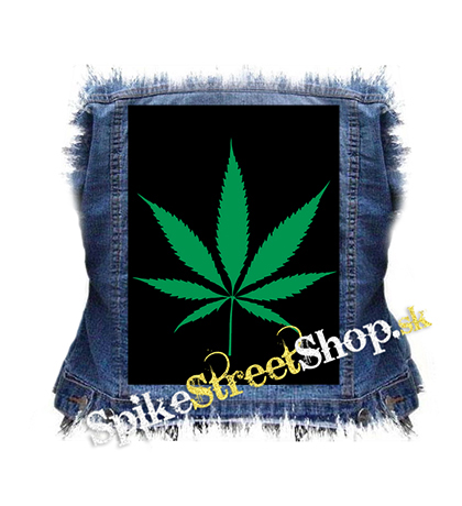 MARIHUANA - Green Leaf - chrbtová nášivka