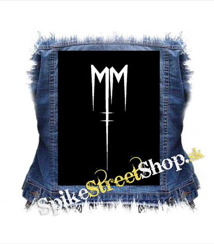 MARILYN MANSON - Sign Dark Crest - chrbtová nášivka