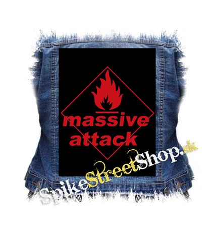 MASSIVE ATTACK - Logo Crest - chrbtová nášivka