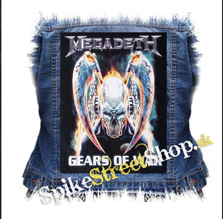 MEGADETH - Gears Of War - chrbtová nášivka