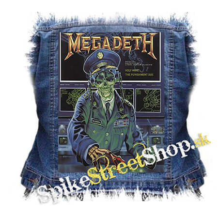 MEGADETH - Holy Wars - chrbtová nášivka