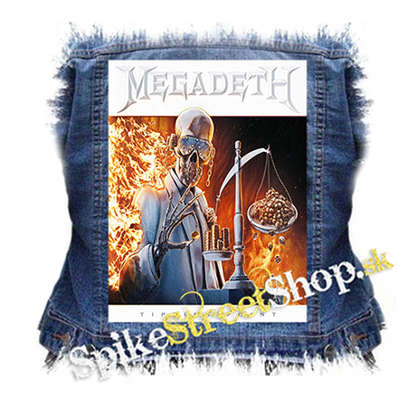 MEGADETH - Tipping Point - chrbtová nášivka