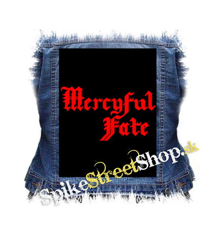 MERCYFUL FATE - Logo Red - chrbtová nášivka