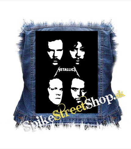 METALLICA - Band Portrait Black Album - chrbtová nášivka