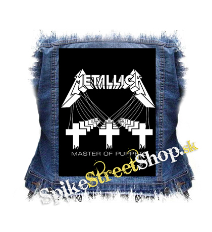 METALLICA - Master Of Puppets White - chrbtová nášivka