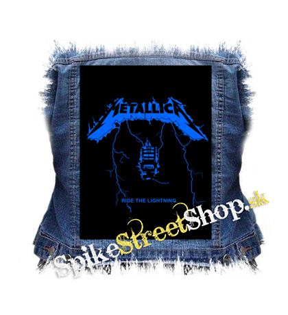 METALLICA - Ride The Lightning Blue Motive - chrbtová nášivka