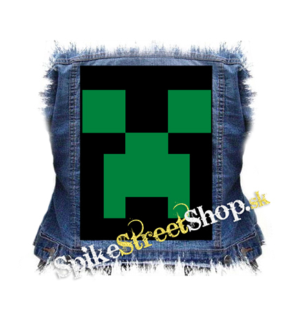 MINECRAFT - Green Creeper - chrbtová nášivka