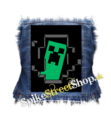 MINECRAFT - Hello I´m Creeper - chrbtová nášivka