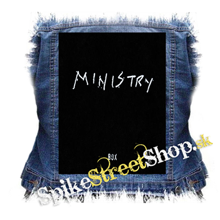 MINISTRY - Box - chrbtová nášivka