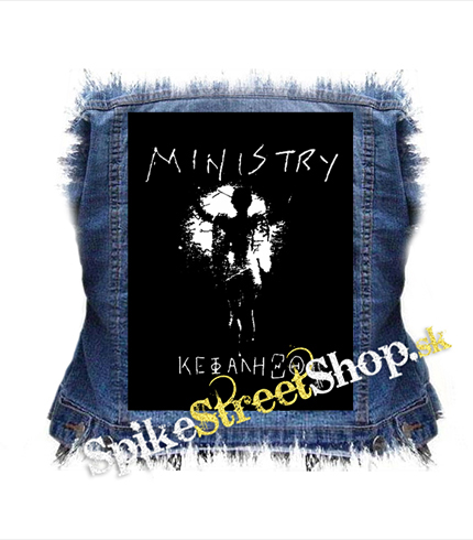 MINISTRY - Psalm 69 (White Motive) - chrbtová nášivka