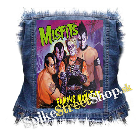 MISFITS - Famous Monsters - chrbtová nášivka