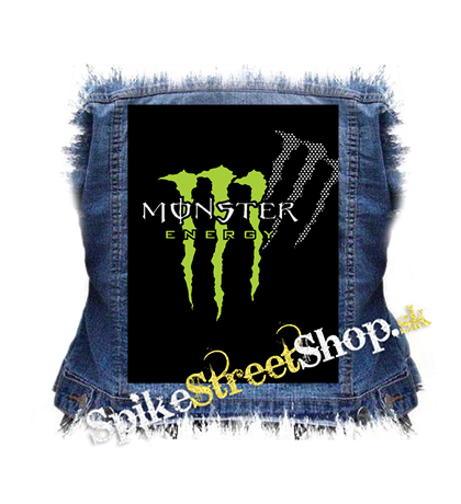 MONSTER ENERGY - Logo Honey Bee - chrbtová nášivka