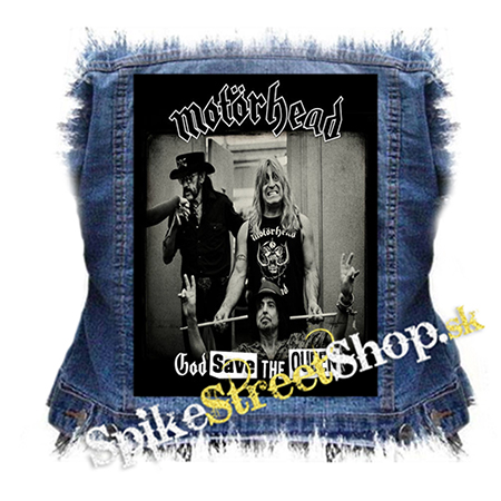 MOTORHEAD - God Save The Queen - chrbtová nášivka