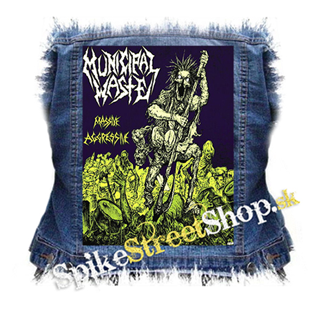 MUNICIPAL WASTE - Massive Aggressive - chrbtová nášivka