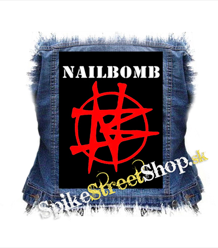 NAILBOMB - Logo Crest - chrbtová nášivka