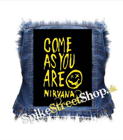 NIRVANA - Come As You Are - chrbtová nášivka