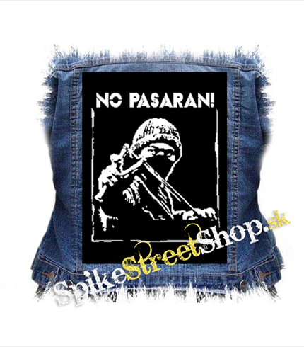 NO PASARAN - Logo Hero - chrbtová nášivka